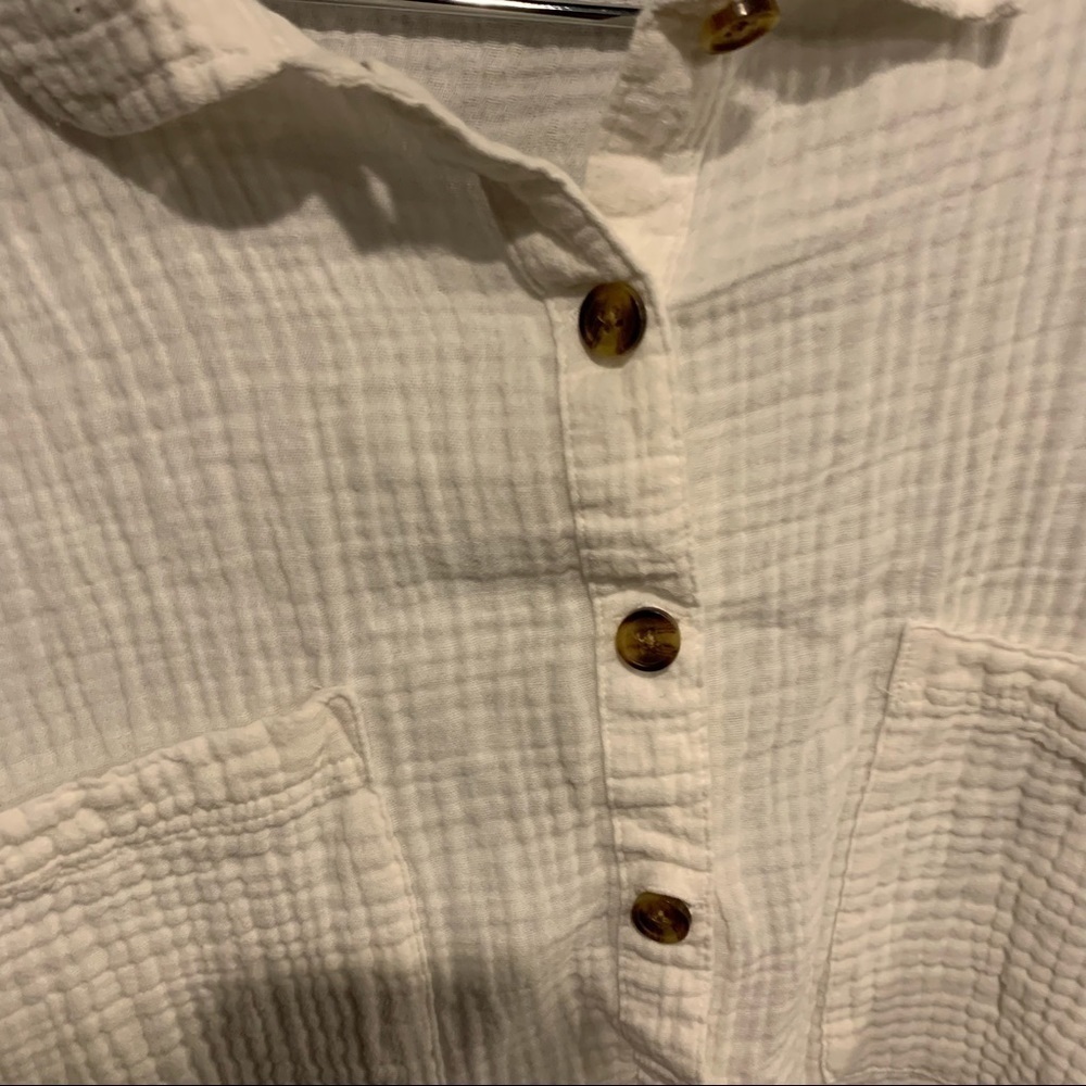 Women’s White So Blouse - Picture 2 of 3